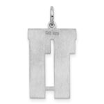 Sterling Silver/Rhodium-plated Satin Number 11 Charm - Image 4