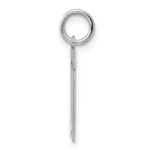 Sterling Silver/Rhodium-plated Polished Number 11 Charm - Image 2