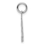 Sterling Silver/Rhodium-plated Polished Number 34 Charm - Image 2