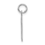 Sterling Silver/Rhodium-plated Polished Number 59 Charm - Image 2