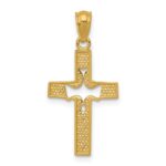 14k Dove Cross Pendant - Image 4