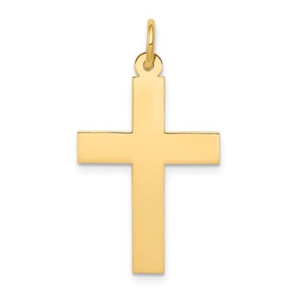 14k Polished Cross Pendant