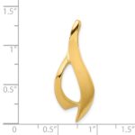 14k Polished Slide Fits up to 6mm Regular/Fancy/Reversible Omega - Image 4