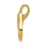14k Polished Slide Fits up to 2mm Regular/4mm Fancy or Reversible Omega - Image 2