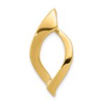 14k Polished Slide Fits up to 8mm Regular/10mm Fancy or Reversible Omega