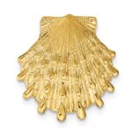 14k Lion's Paw Shell Omega Slide