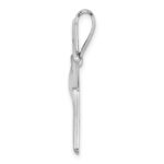 14K White Gold Starfish Chain Slide - Image 2