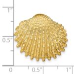 14k Scallop Shell Omega Slide - Image 3