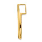 14k Two-tone Polished U-Shape Slide Fits up to 6mm Regular/8mm Fancy or Reversible Omega - Image 2