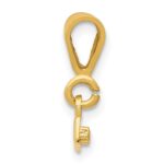 14k Small Polished Top Charm - Image 2
