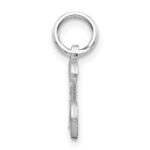 14KW Diamond-cut Letter L Initial Charm - Image 2