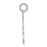 14k White Gold Acoustic Guitar Charm - Image 2
