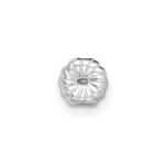 14k White Gold 1 carat Lab Grown Diamond VS+ F+ Round Complete Four Prong Heavyweight Stud Earrings - Image 6