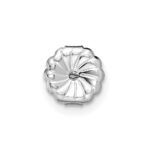 14k White Gold 3 carat Lab Grown Diamond VS/SI+ G+ Princess Complete Four Prong Stud Earrings - Image 7