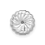 14k White Gold 4 carat Lab Grown Diamond VS/SI+ G+ Complete Pear Three Prong Stud Earrings - Image 5