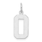 14kw  Medium Polished Number 0 Charm - Image 3