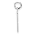 14kw  Medium Polished Number 3 Charm - Image 2