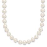 10k 5-6mm White Near-Round Freshwater Cultured Pearl Necklace