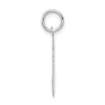 14kw Small Satin Number 25 Charm - Image 2