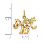 14k SWEET 16 Charm - Image 3