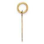 14K HAPPY ANNIVERSARY 13mm Engravable Disc Charm - Image 2