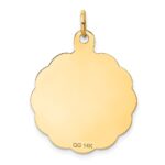 14k ON GRADUATION DAY with Diploma Engravable Disc Charm - Image 4