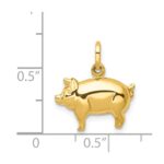 14k Pig Charm - Image 3