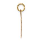 14k The Kids Small Boy with Haircut Engravable Hugs Charm - Image 2