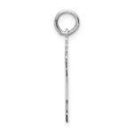 Sterling Silver Rhodium-plated Kid Charm - Image 2