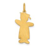 Sterling Silver Gold-plated Class of 2026 Boy Cuddle Charm - Image 3