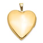 14K Floral Vine Border 20mm Heart Locket - Image 3