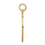 14k 22mm Round Non-enameled Medical Jewelry Pendant - Image 2