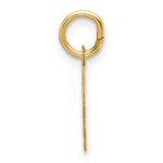 14k Plain .013 Gauge Round Engravable 10.6mm Disc Charm - Image 2