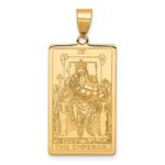 14ky The Emperor Tarot Card Pendant