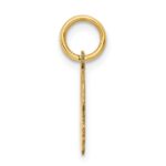 14k .011 Depth Engravable Boy Head Charm - Image 2