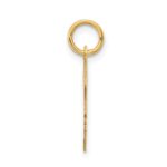 14k .011 Depth Engravable Girl Head Charm - Image 2