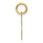 14KY Letter I Initial Pendant - Image 2