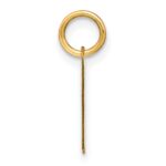 14KY Letter K Initial Pendant - Image 2