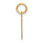 14KY Letter N Initial Pendant - Image 2