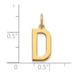 14ky Letter D Initial Pendant - Image 3