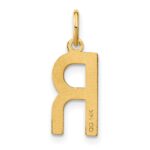 14ky Letter R Initial Pendant - Image 3