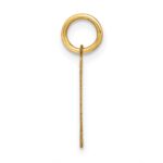 14ky Letter T Initial Pendant - Image 2