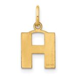 14ky Letter H Initial Pendant - Image 3