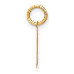 14ky Lowercase Letter K Initial Pendant - Image 2