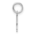 14K White Gold Uppercase Letter B Initial Charm - Image 2