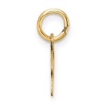 14K Uppercase Letter P Initial Charm - Image 2