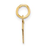 14K Uppercase Letter T Initial Charm - Image 2