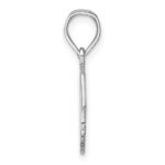 Sterling Silver/Rhodium-plated South Carolina State Pendant - Image 2