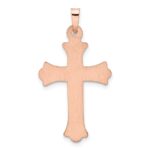 14k Two-tone 1/20 carat Diamond Cross Pendant - Image 4