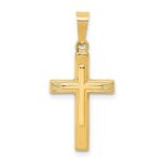 14k Polished Latin Cross Pendant